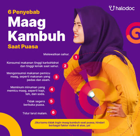 gejala maag akut kambuh